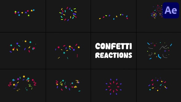 Confetty Reactions for After Effects（056386）-技能树